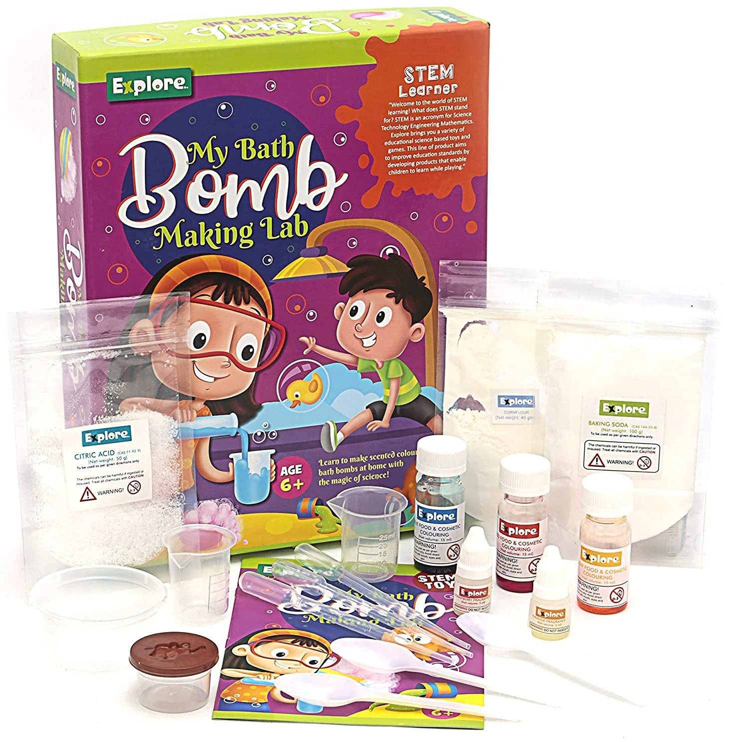 Explore | STEM Learner | My Chalk Making Lab (Learning & Educational DIY Activity Toy Kit, for Ages 6+ of Boys and Girls) Buy @ ₹449