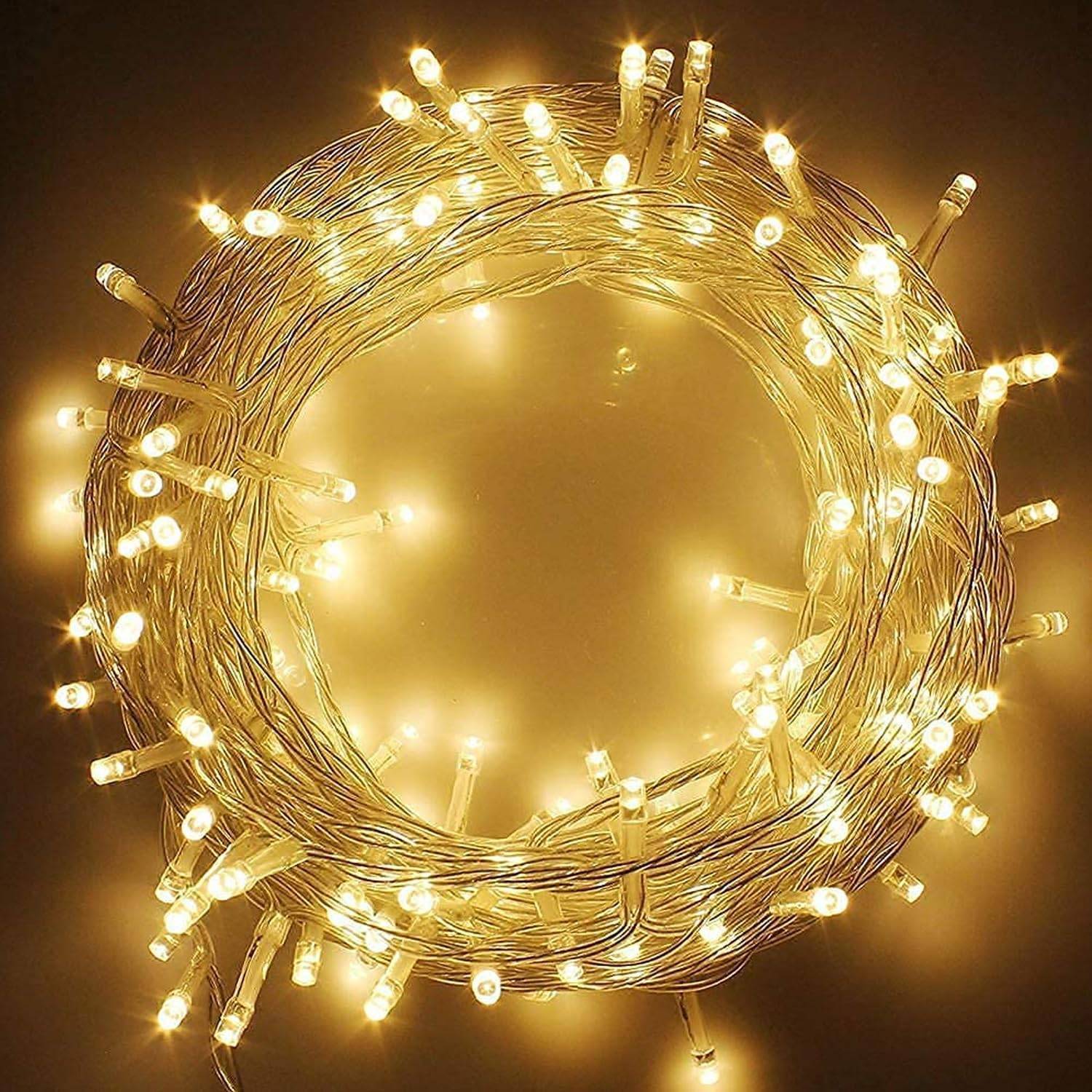 LEDDiT 35 Feet Long LED Power Pixel Serial String Light, 360 Degree Light in Bulb | Copper Led Pixel String Light for Home Decoration,Diwali,Christmas
