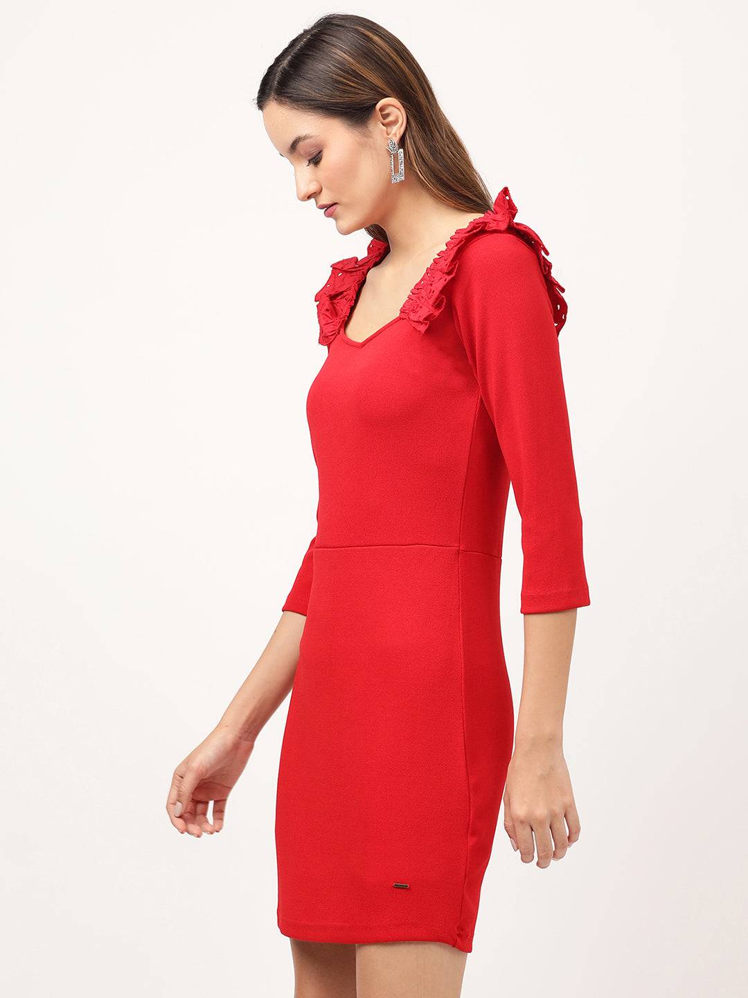 Elle Women Red Dress