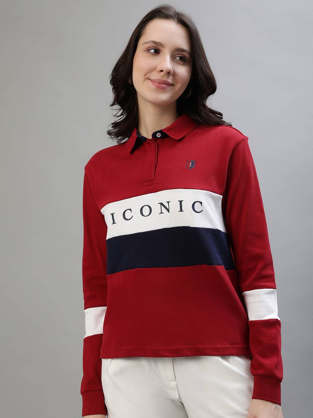 Iconic Multi Fashion Logo Relaxed Fit Polo Tshirt