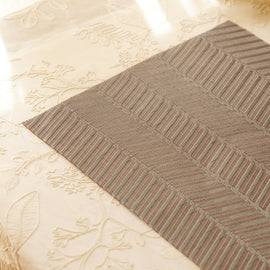 Grey Textured PVC Placemat-Single