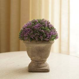 Purple Artificial Plant with Pot