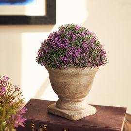 Purple Artificial Plant with Pot