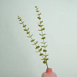 Green Artificial Eucalyptus Flower Leaf - Single