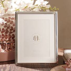 Silver Plated Metallic Photo Frame - Medium
