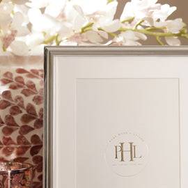 Silver Plated Metallic Photo Frame - Medium