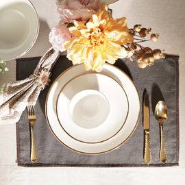 Dark Grey Cotton Placemat