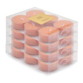 Set of 24 Orange Vanilla Fluer T-Light Candles