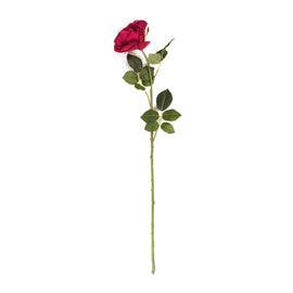 Red Rose Artificial Flower Stem - Single