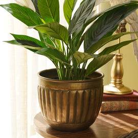 Bronze Metal Planter - Small