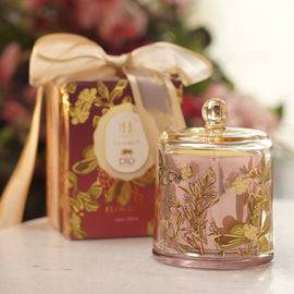 Lilac & Amber Plumberry Wood Floraison Bell Jar Candle