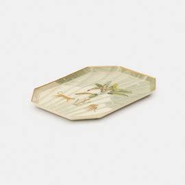 Beige Leopard Print Platter - Small