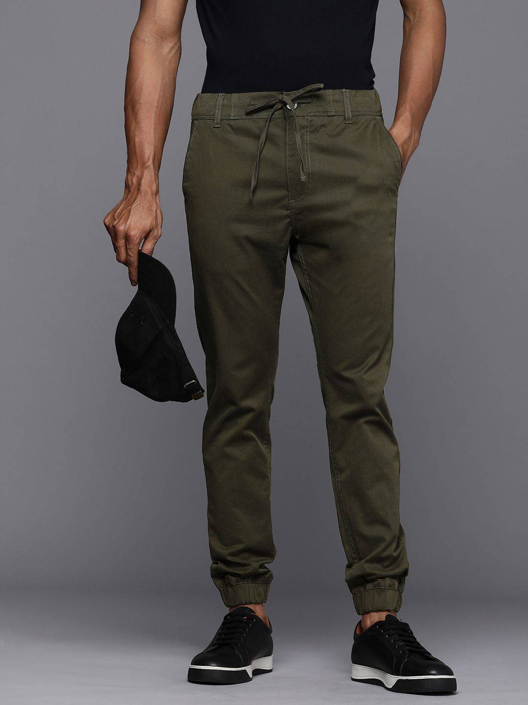 Striking Olive Drawstring Cargo Jogger
