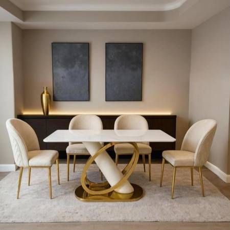 Opera Metal Dining Table