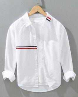 White Virtuoso Stripe full sleeve Shirt