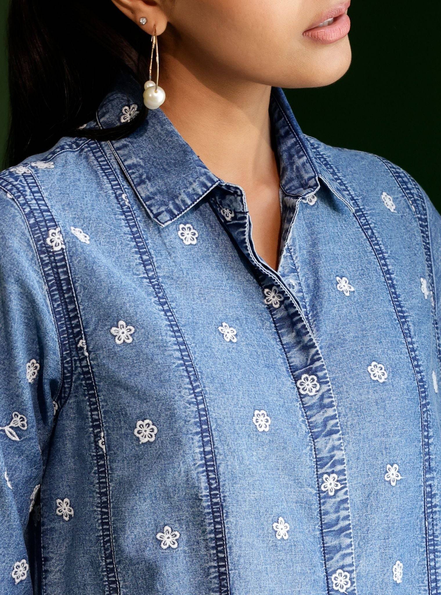 Moor Denim Blue Co-ord Set