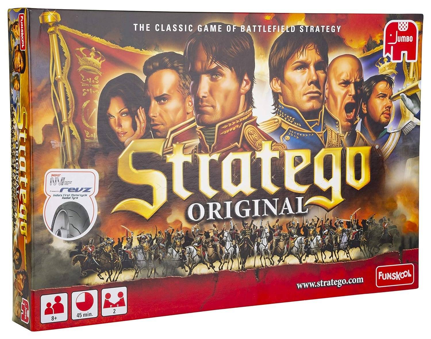 Funskool Games – Stratego, Strategy board game, The classic game of battlefeild strategy, Kids, adult & family, 2 players, 8 & above Buy @ ₹539