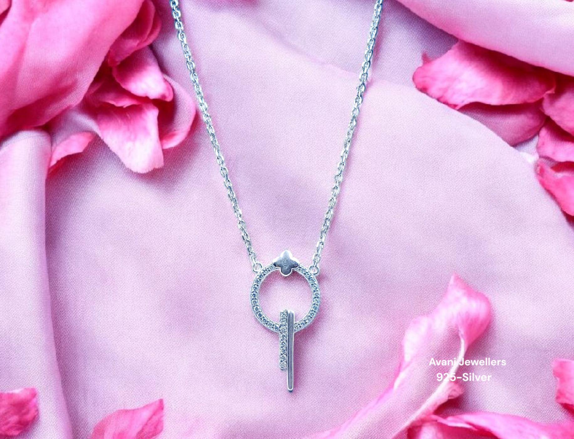 Silver Fancy Chain Pendant @₹1710