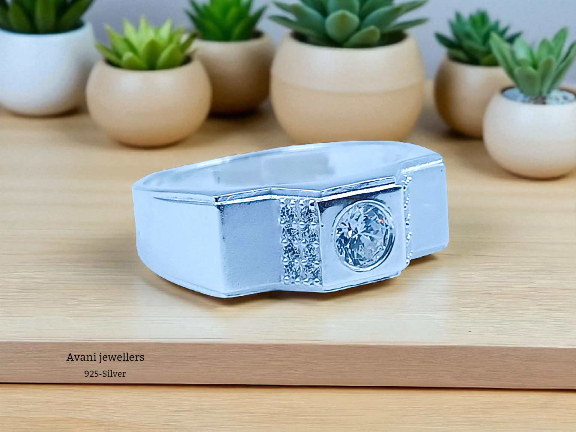 Silver Gents Fancy Rings @ ₹1607