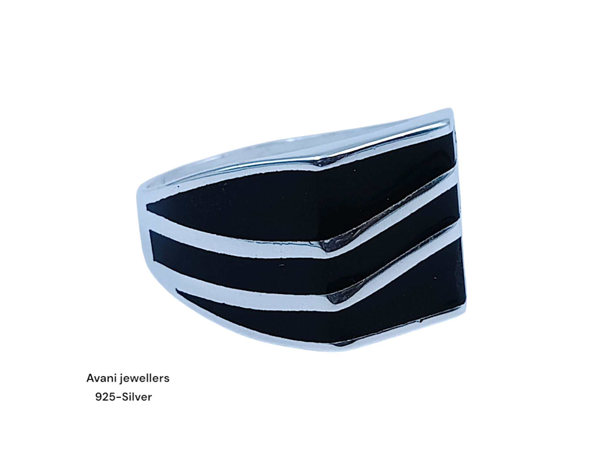 Silver Gents Plain Ring @ ₹2696