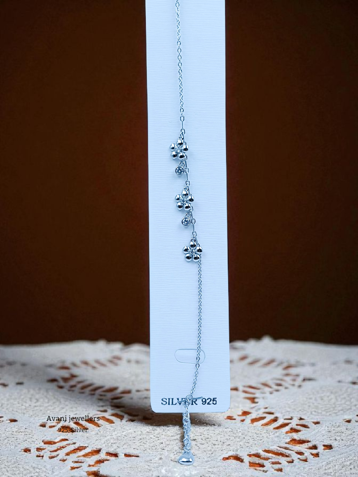 Silver Ladies Fancy Bracelet @ ₹1140