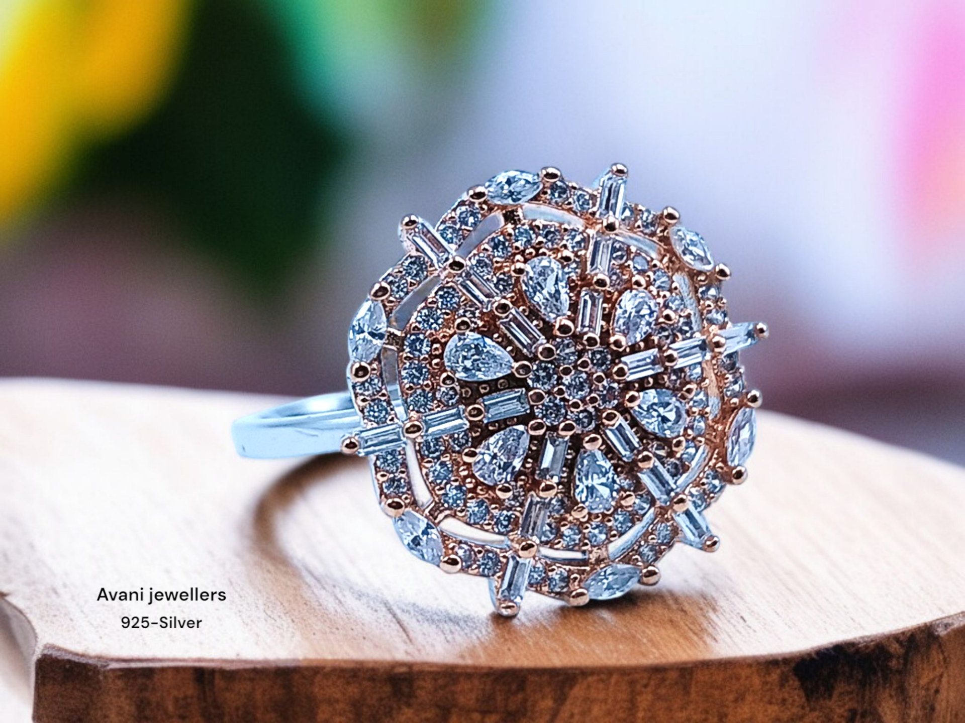 Silver Ladies Cocktail Ring only @ ₹1962