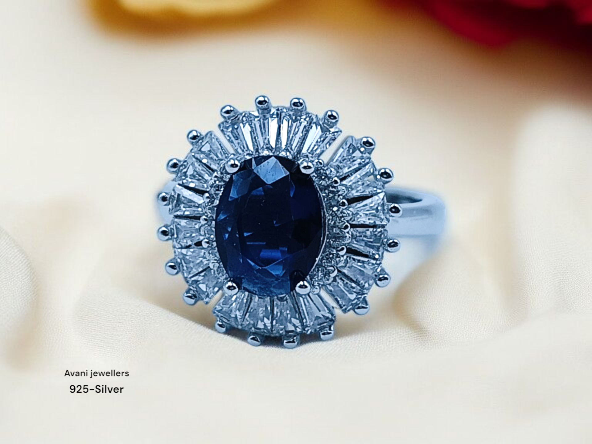 Silver Ladies Cocktail Ring only @ ₹2358