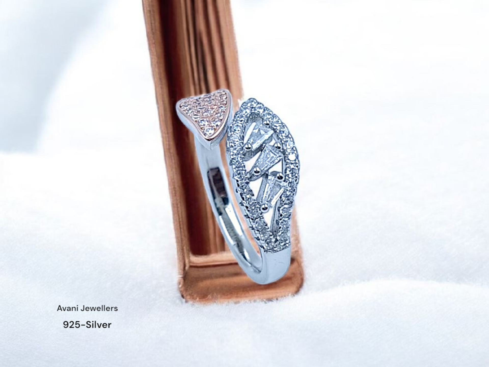Silver Ladies Fancy Ring only @ ₹1418