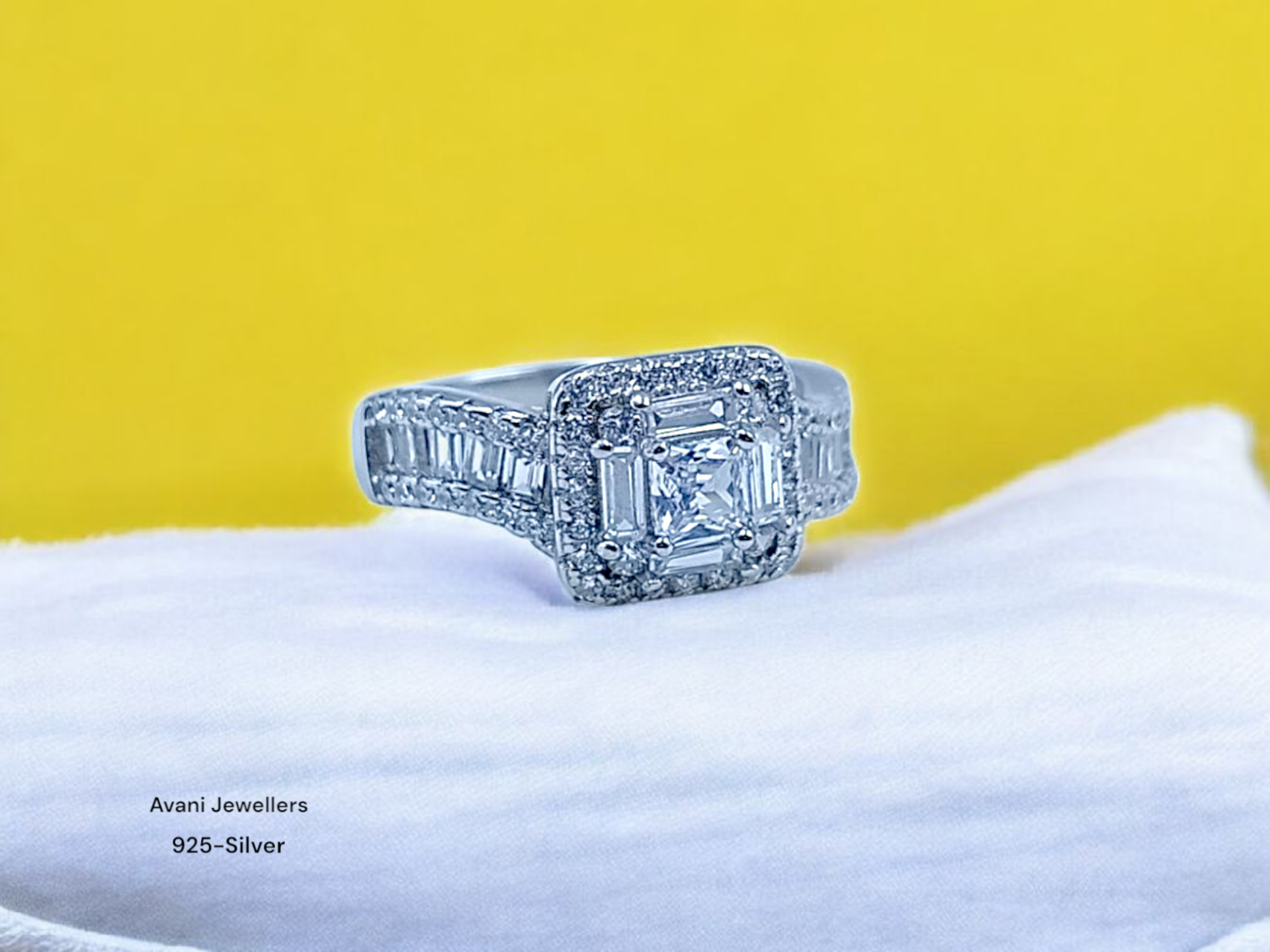 Silver Ladies Fancy Ring only @ ₹1341