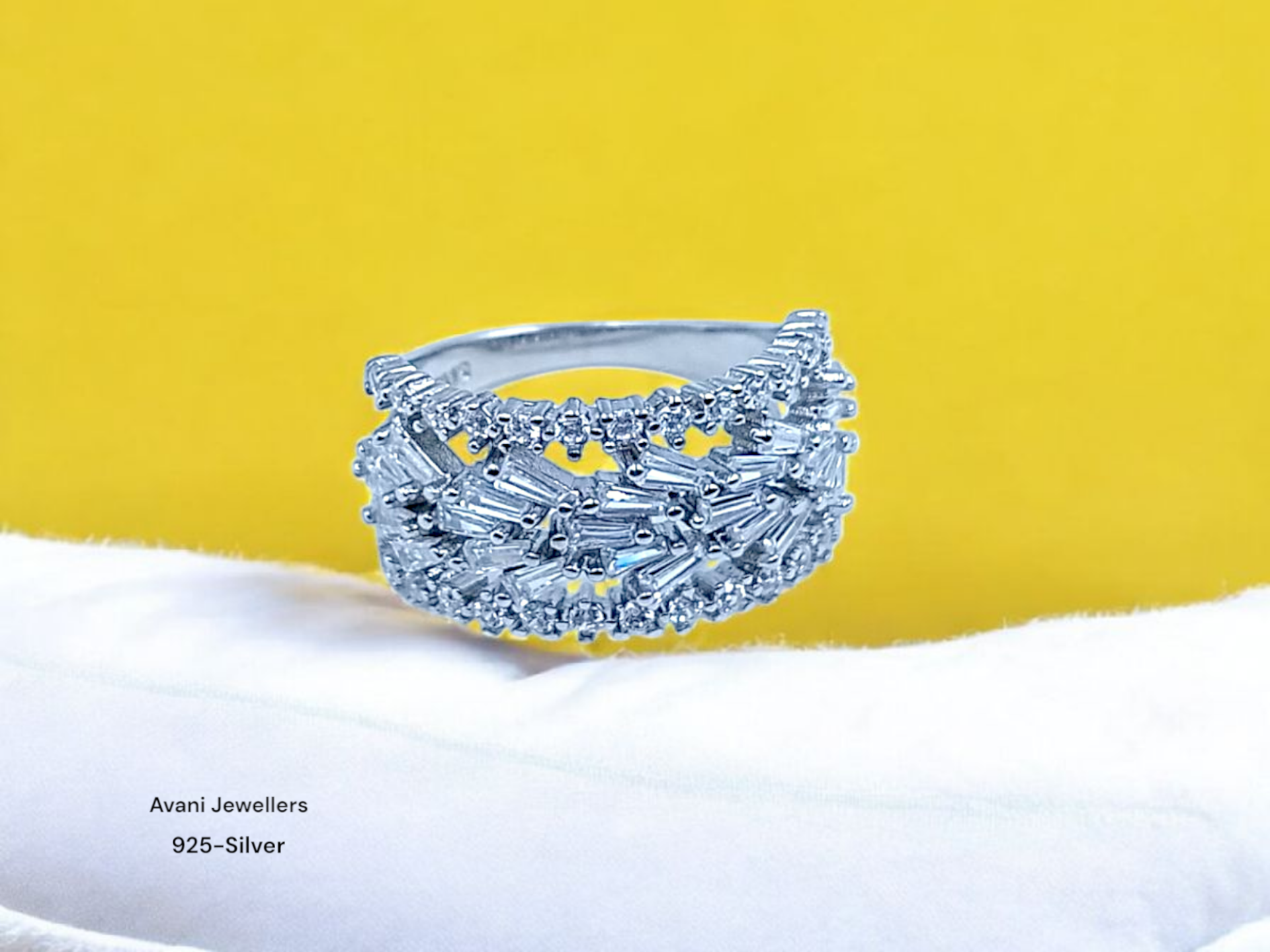 Silver Ladies Fancy Ring only @ ₹1926