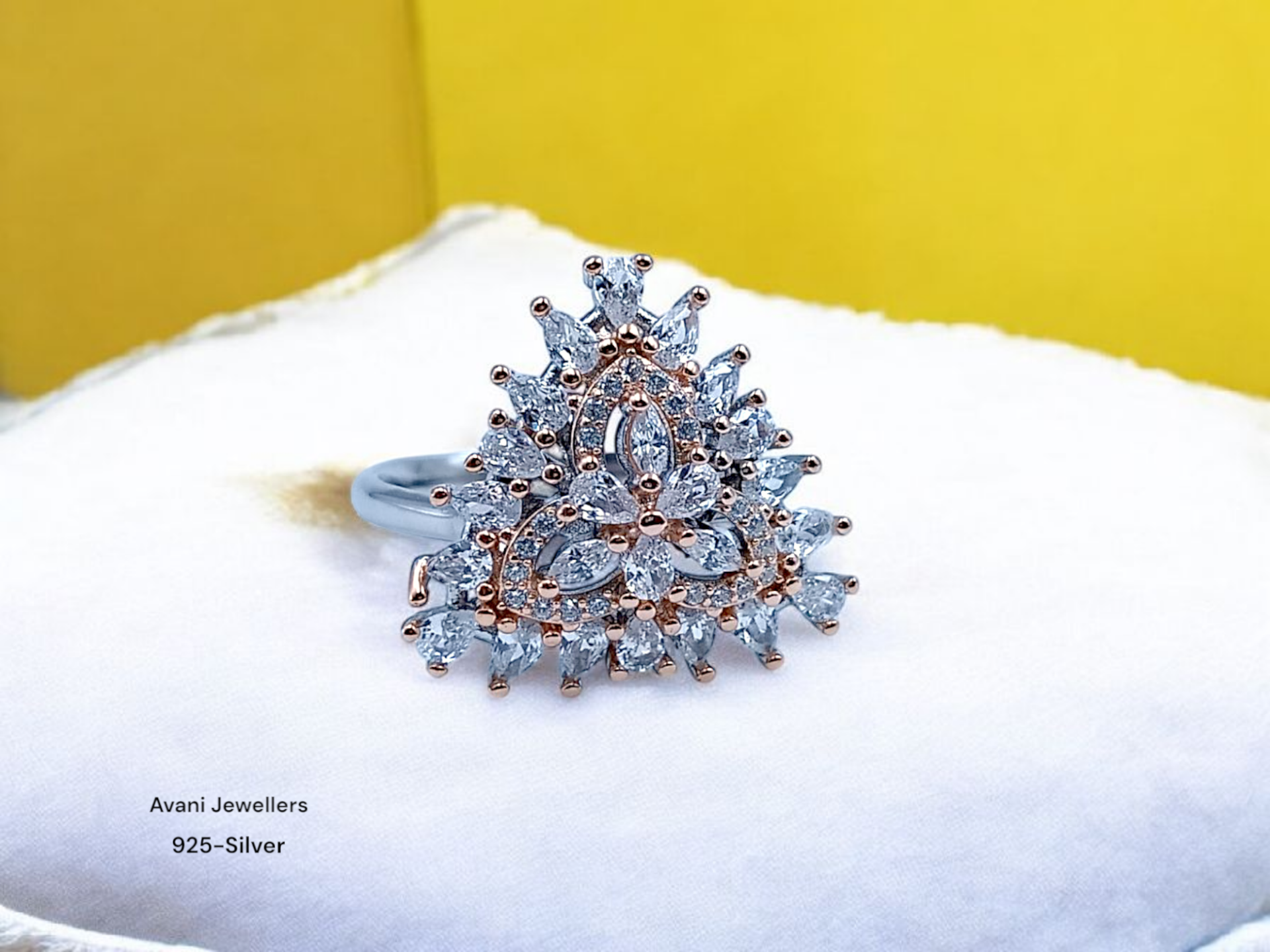 Silver Ladies Fancy Ring only @ ₹1733