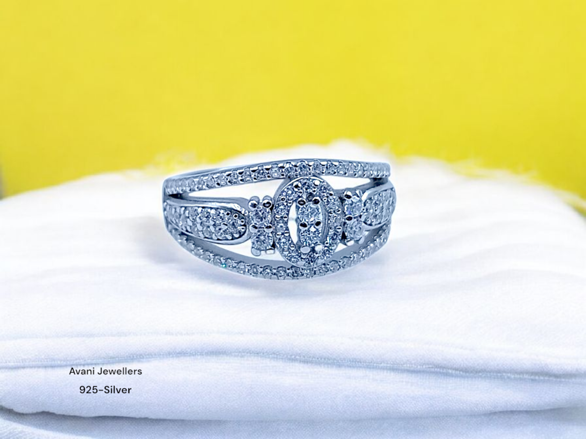 Silver Ladies Fancy Ring only @ ₹1814