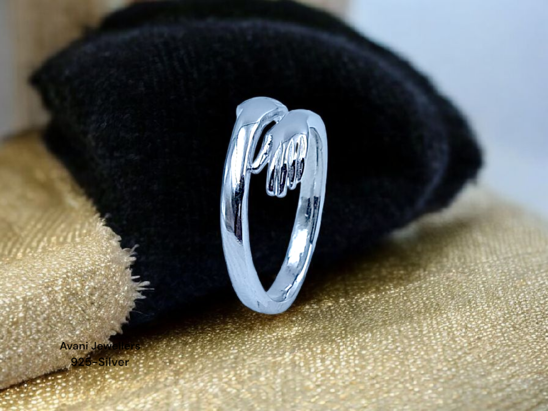 Silver Ladies Fancy Ring only @ ₹1184