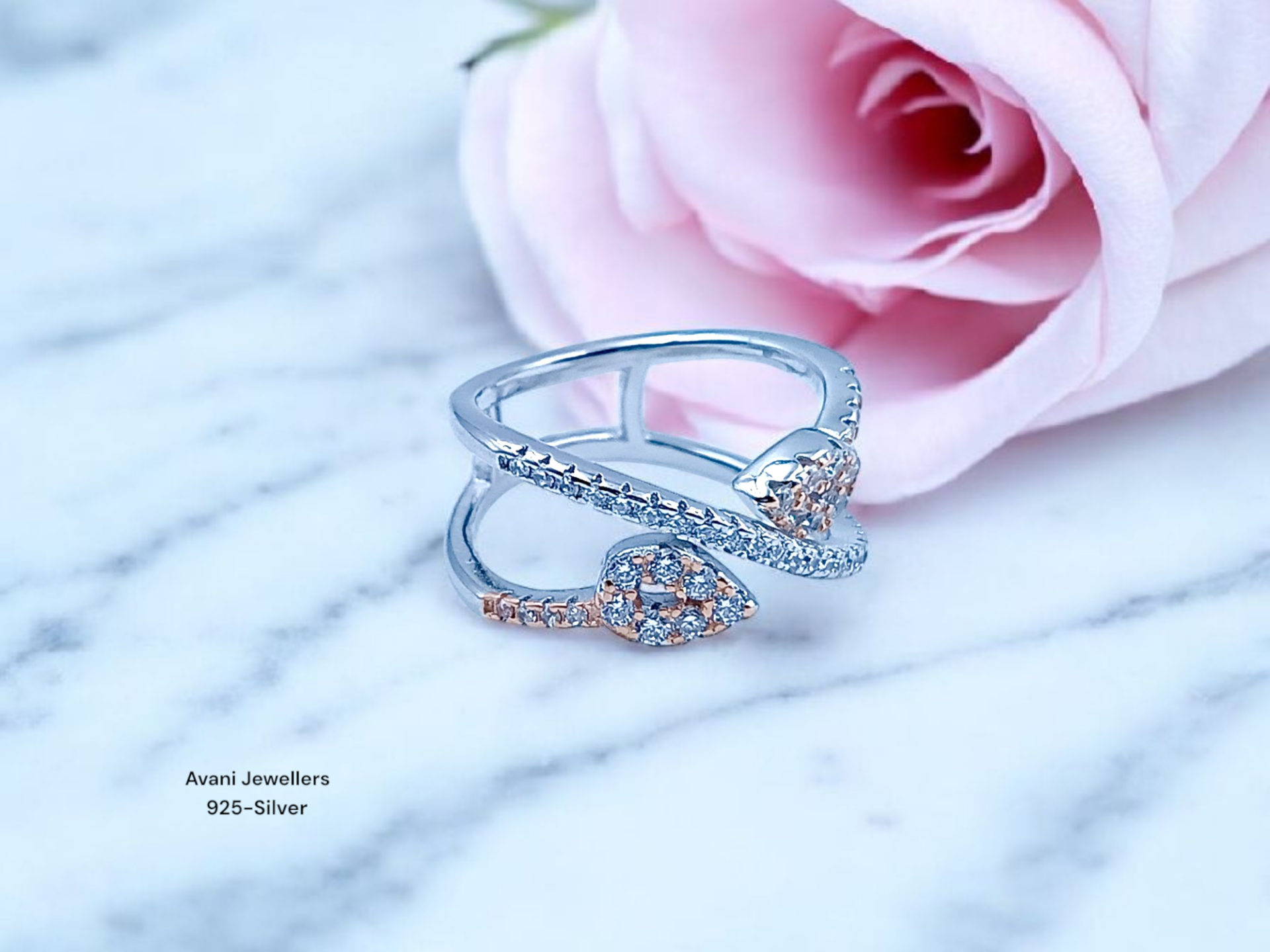 Silver Ladies Fancy Ring only @ ₹1296