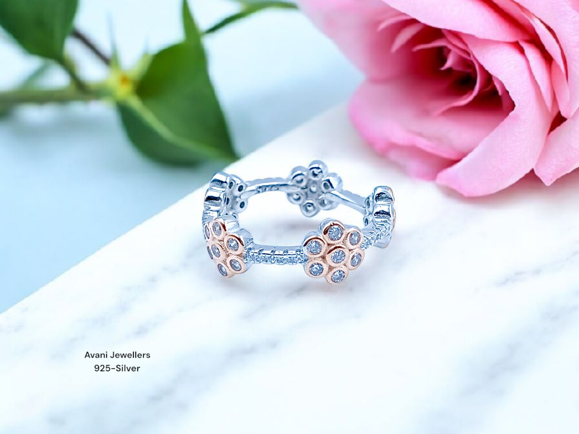 Silver Ladies Fancy Ring only @ ₹1314