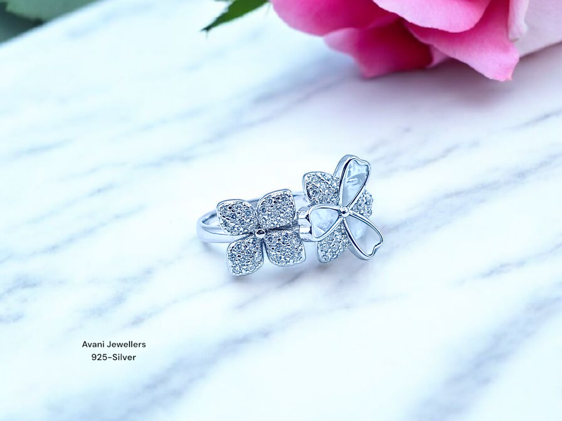 Silver Ladies Fancy Ring only @ ₹1692