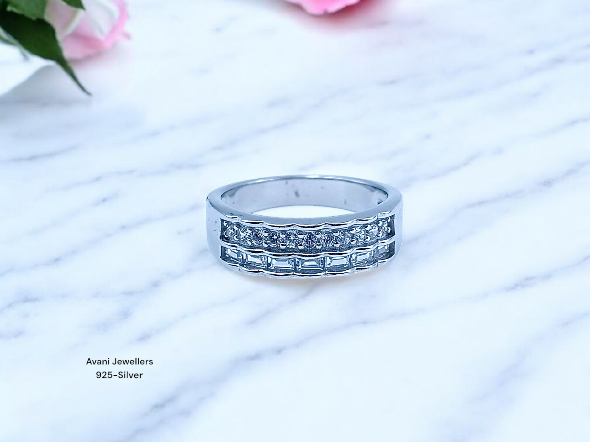 Silver Ladies Fancy Ring only @ ₹1458