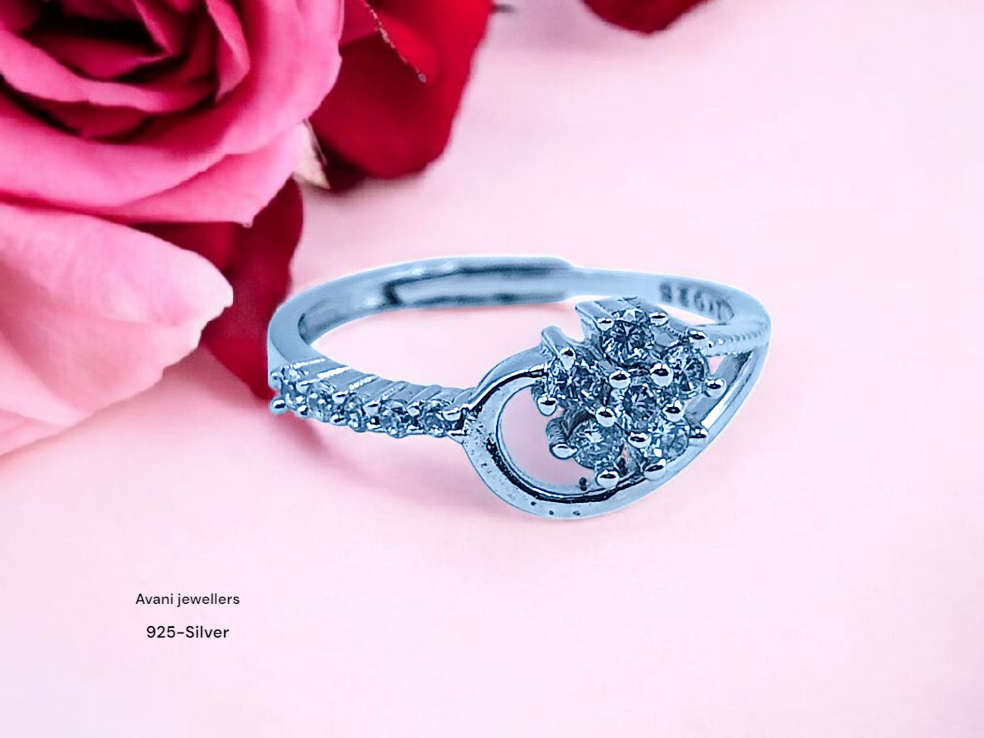 Silver Ladies Fancy Ring only @ ₹878