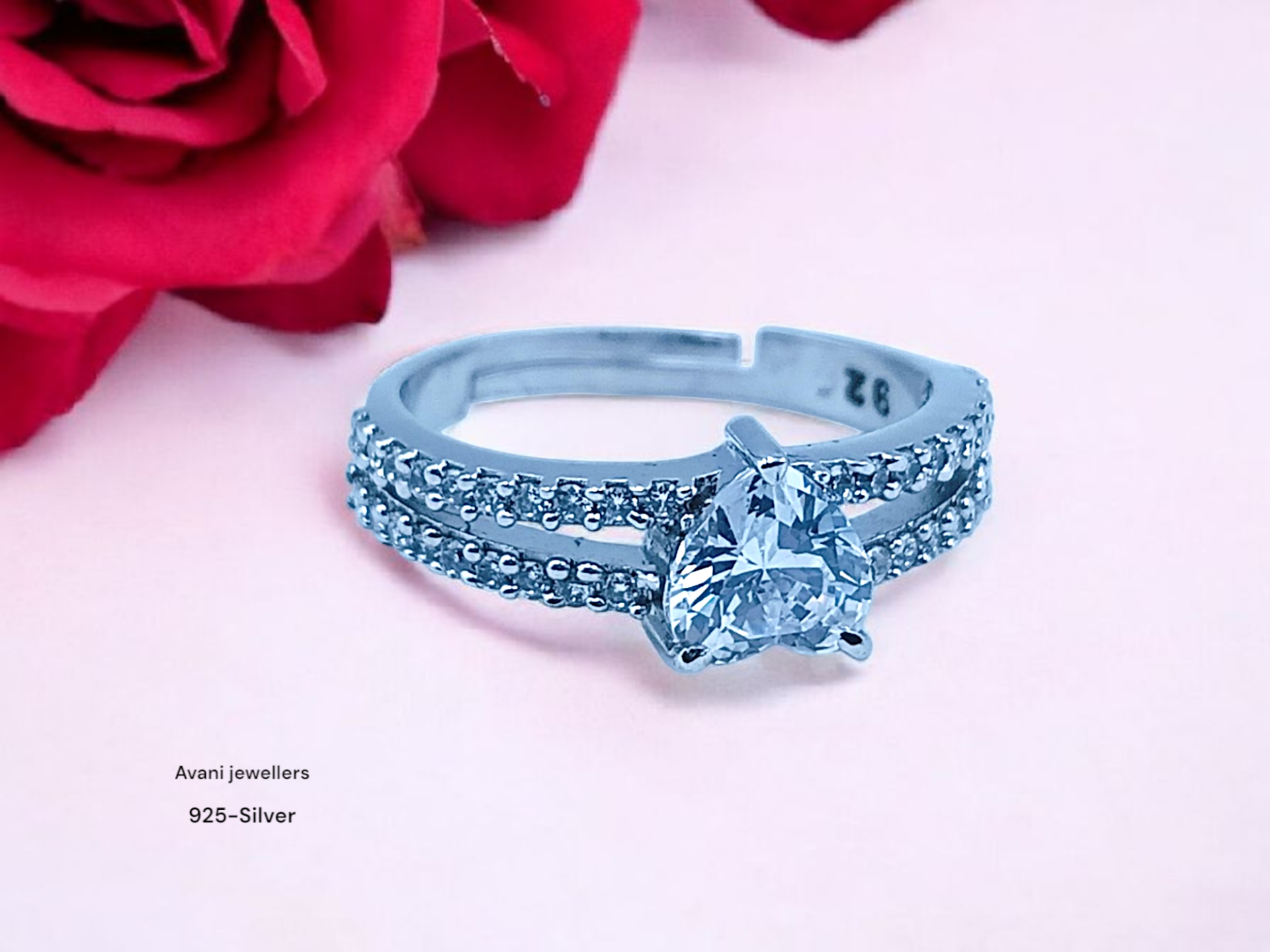 Silver Ladies Fancy Ring only @ ₹1121