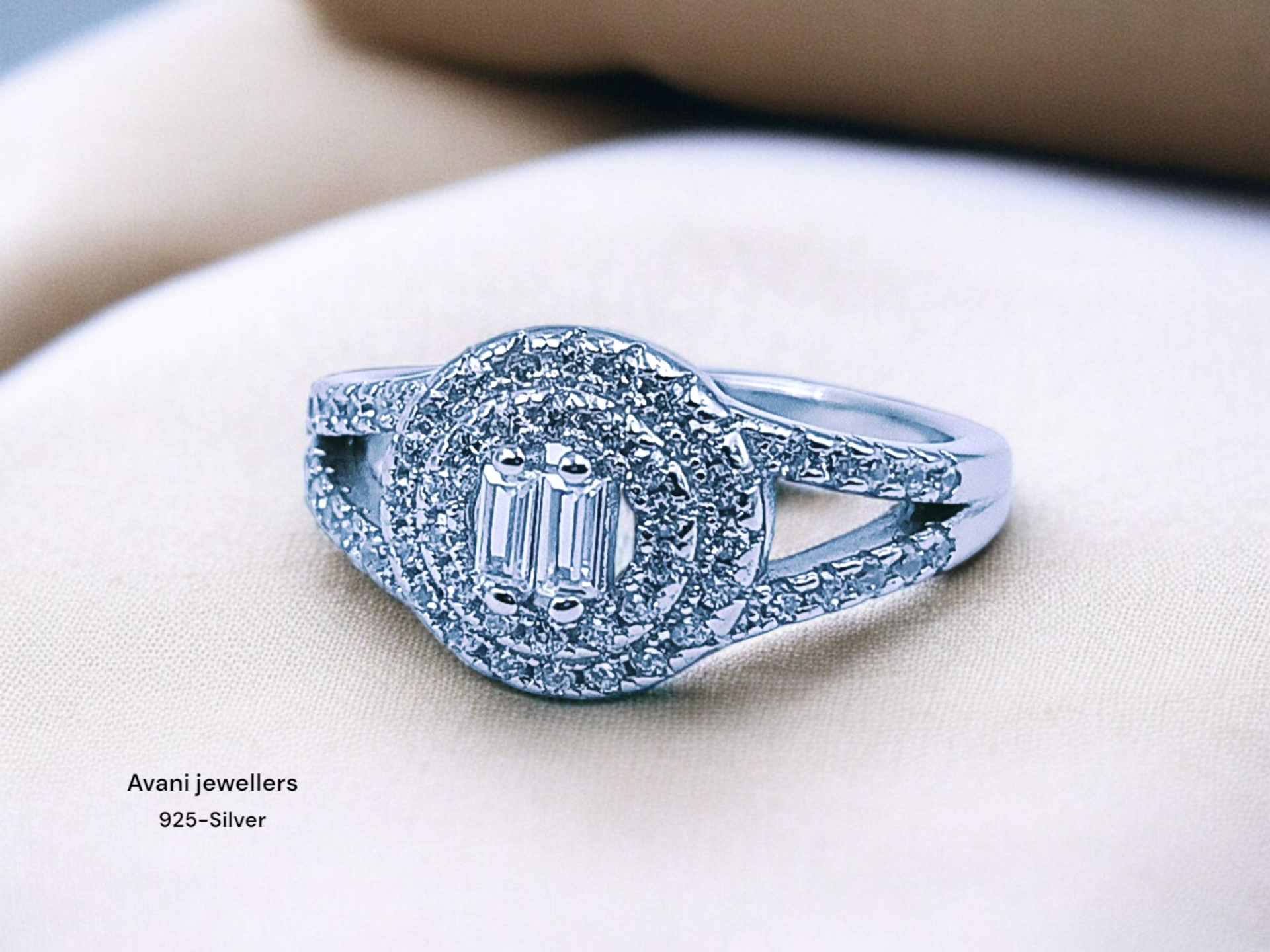 Silver Ladies Fancy Ring only @ ₹1287