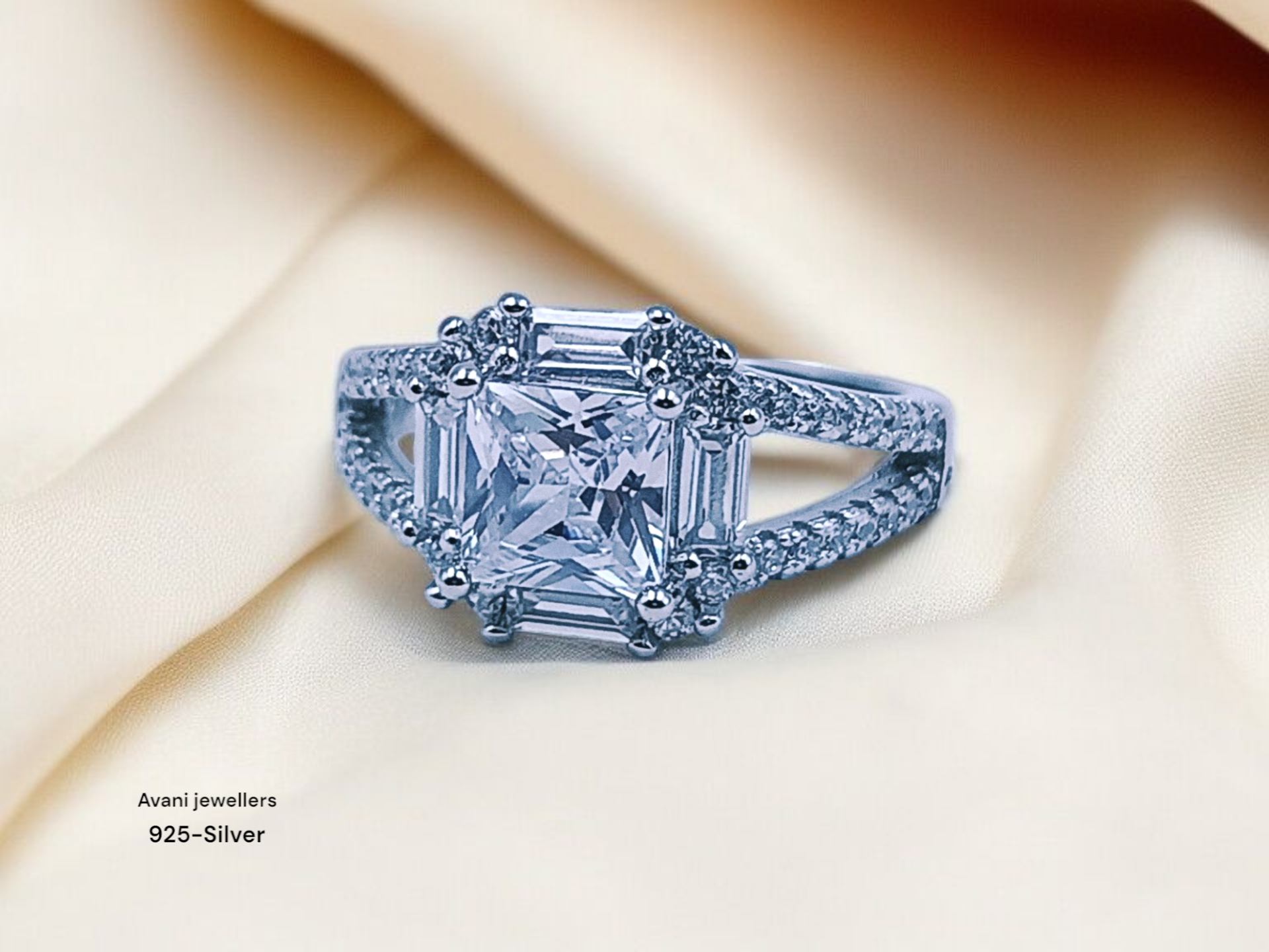 Silver Ladies Fancy Ring only @ ₹1647