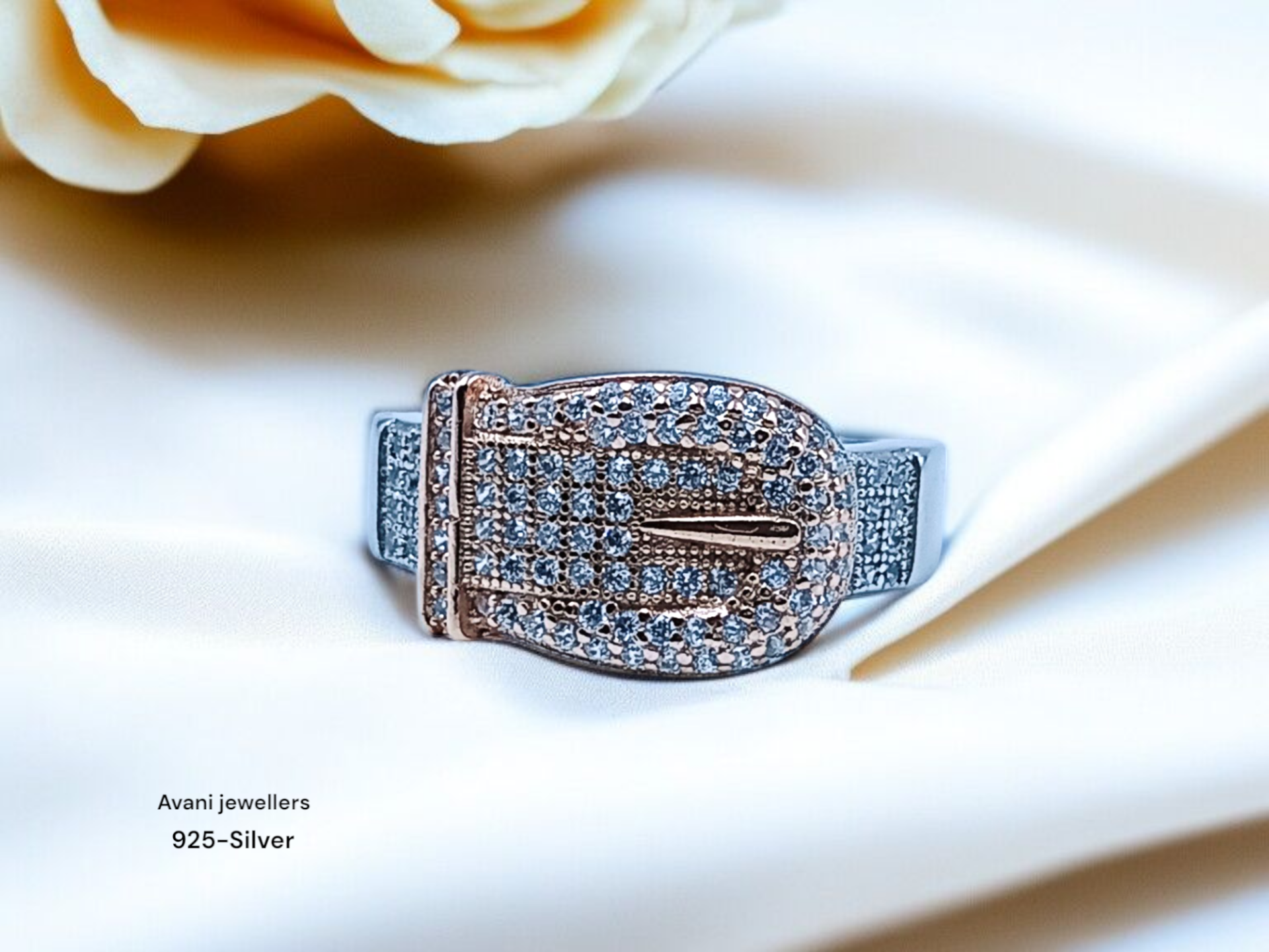 Silver Ladies Fancy Ring only @ ₹1467