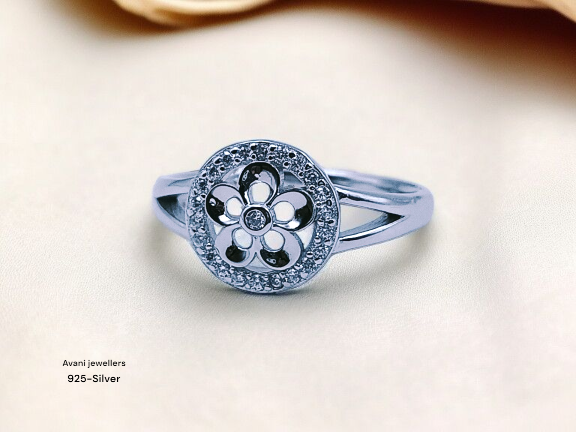 Silver Ladies Fancy Ring only @ ₹1364