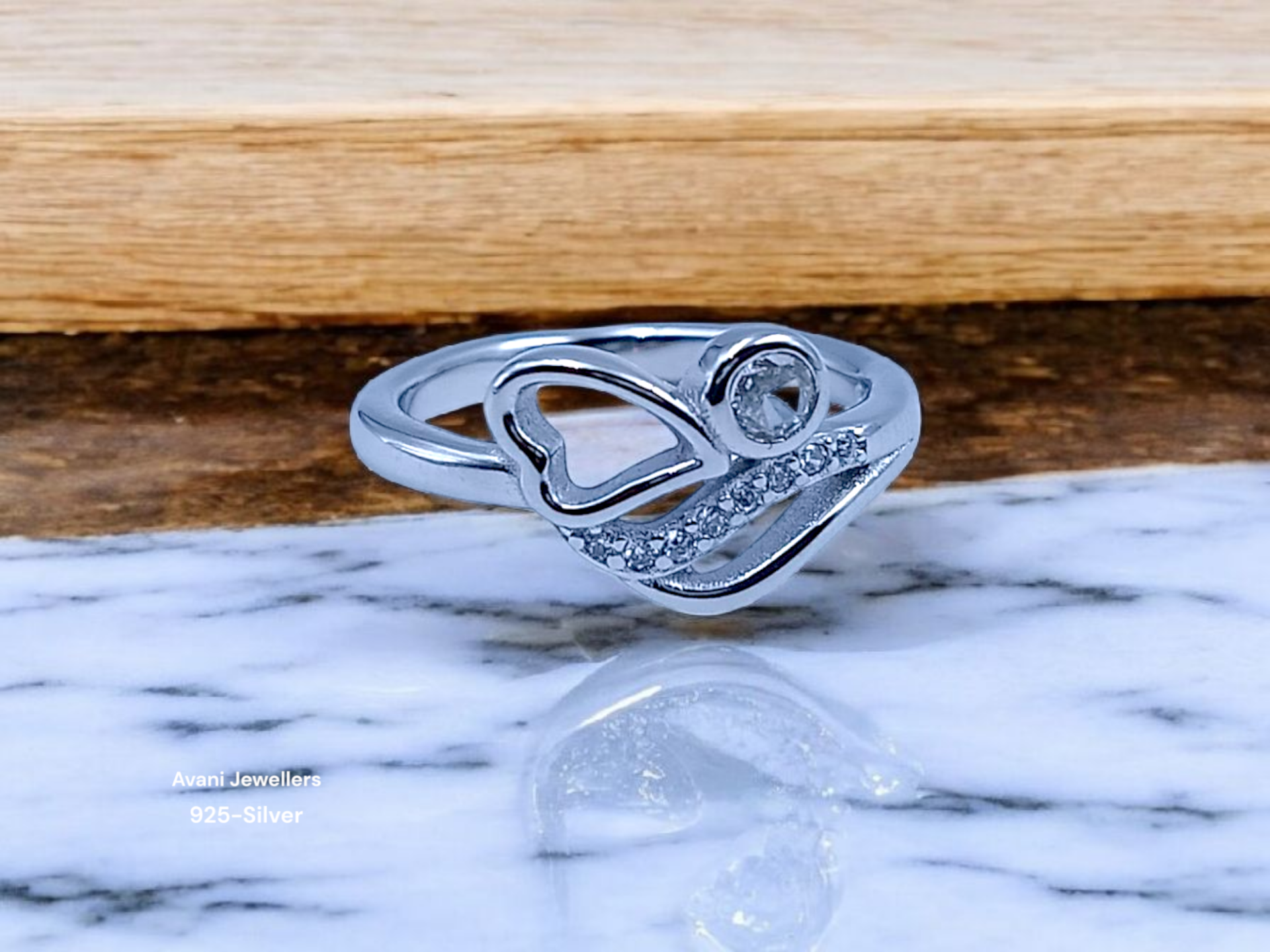 Silver Ladies Fancy Ring only @ ₹1080