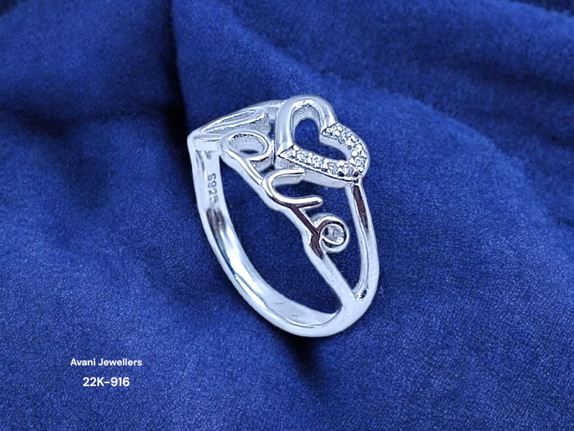 Silver Ladies Fancy Ring only @ ₹905