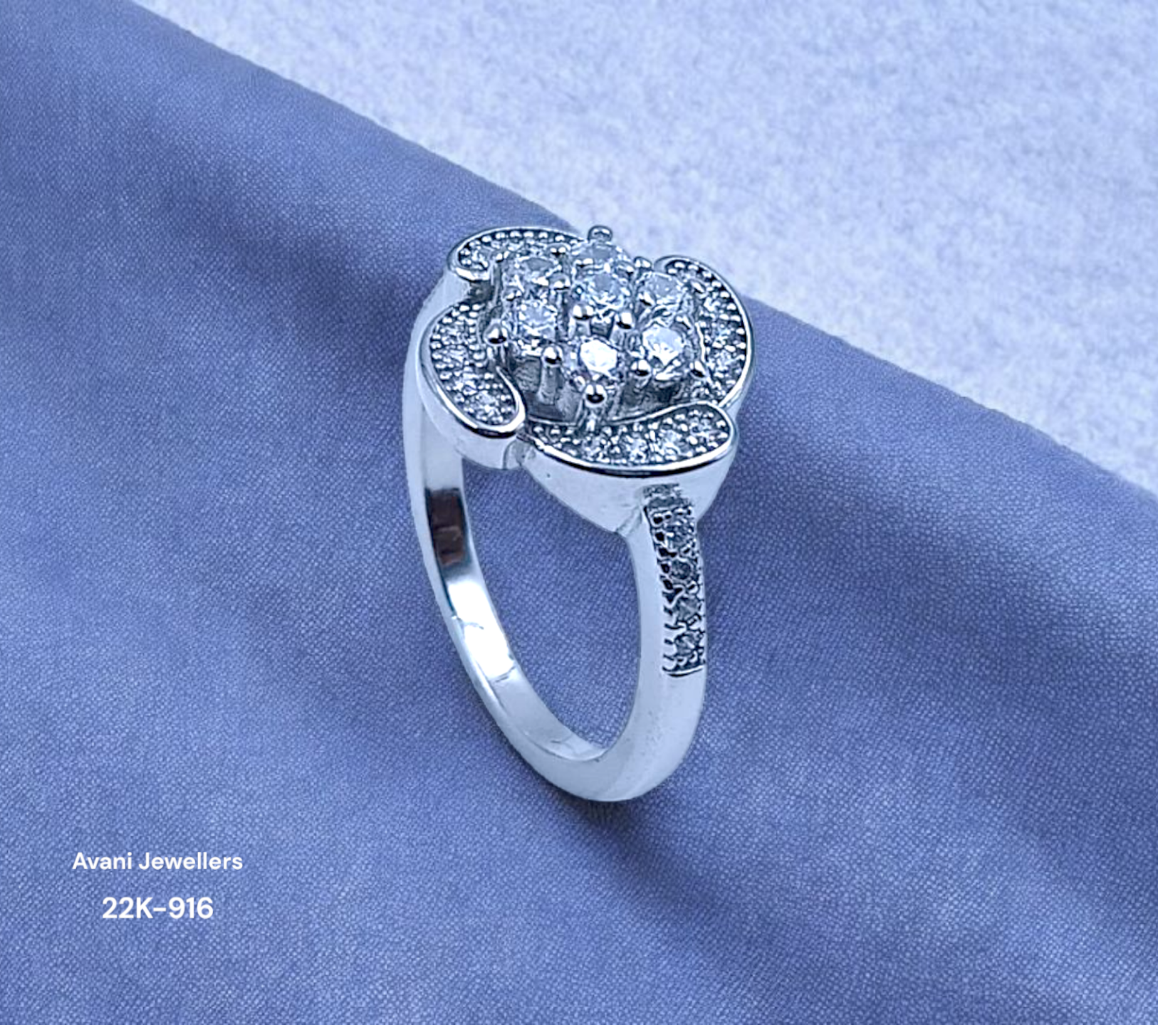 Silver Ladies Fancy Ring only @ ₹1629