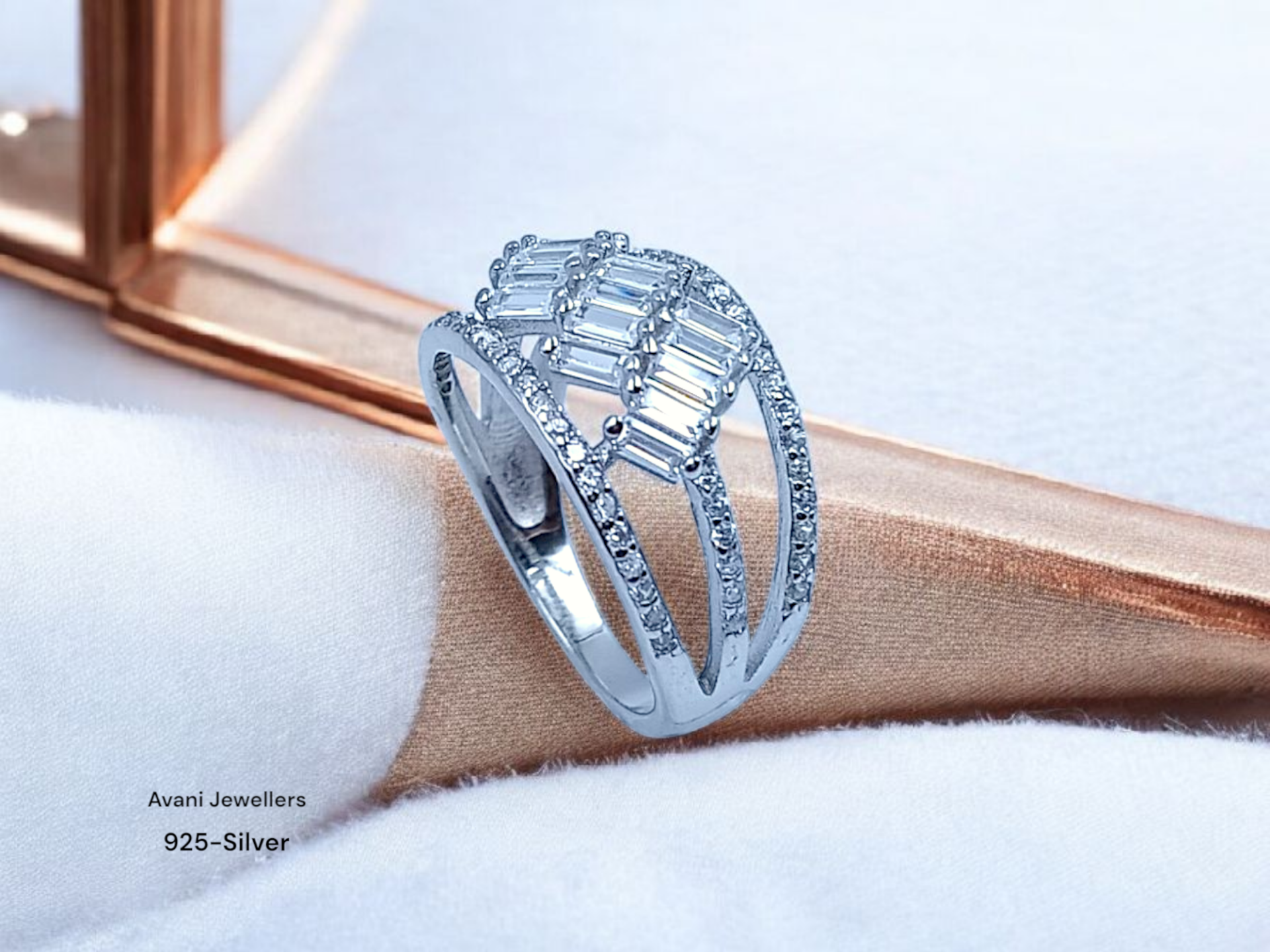 Silver Ladies Fancy Ring only @ ₹1341