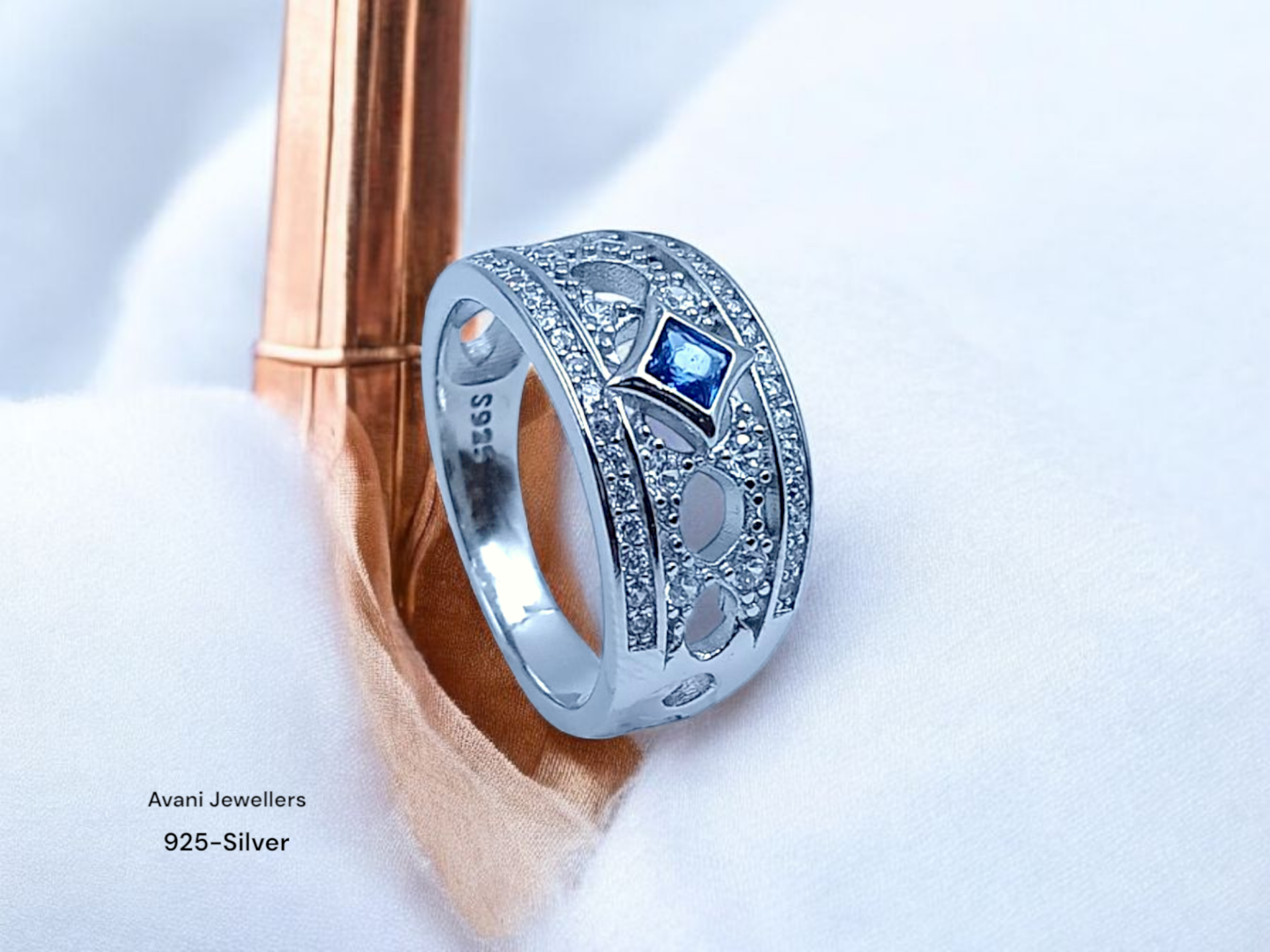 Silver Ladies Fancy Ring only @ ₹2003