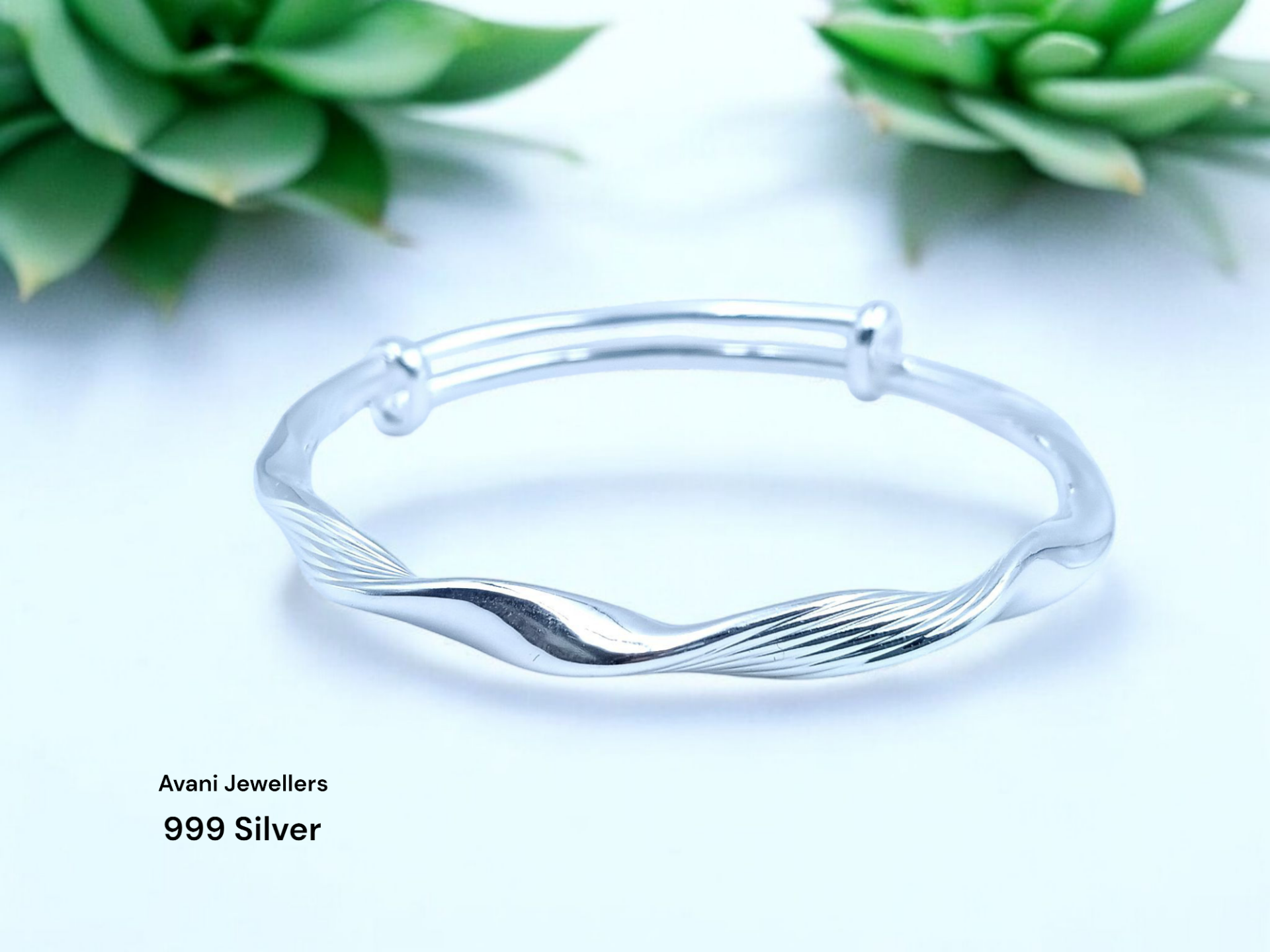 Silver Ladies Plain Kade @ ₹9452