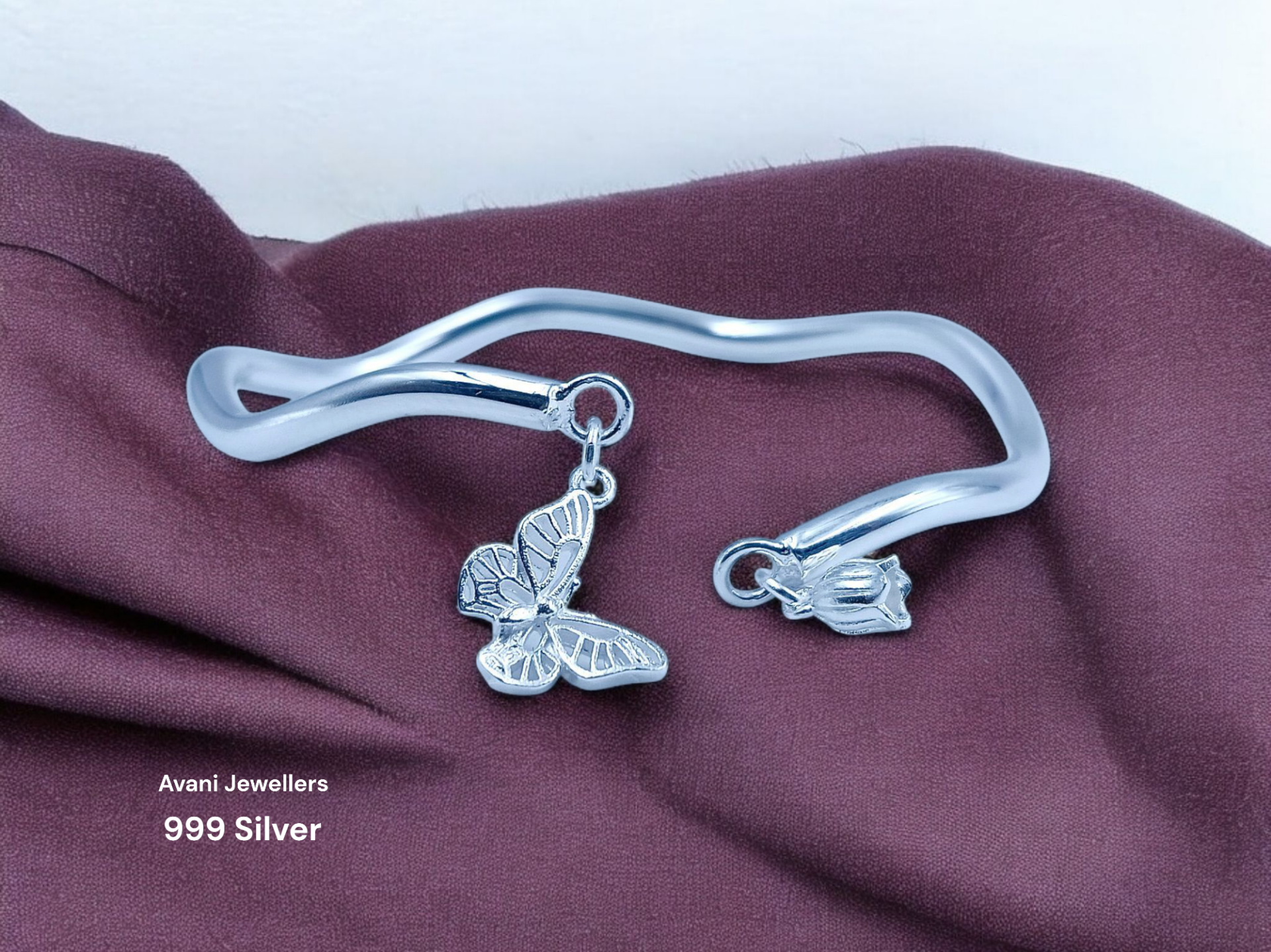 Silver Ladies Plain Kade @ ₹8464